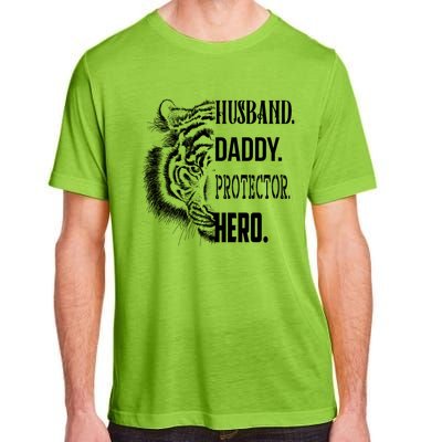 Proud Lion Cat Dad Best Father Husband Daddy Protector Hero Gift Adult ChromaSoft Performance T-Shirt