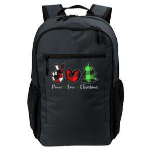 Peace Love Christmas Holiday Festive Gift Daily Commute Backpack