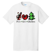 Peace Love Christmas Holiday Festive Gift Tall T-Shirt