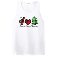 Peace Love Christmas Holiday Festive Gift PosiCharge Competitor Tank