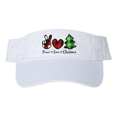 Peace Love Christmas Holiday Festive Gift Visor