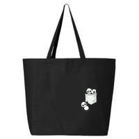 Panda Lovers Cute Kawaii Baby Pandas In Pocket 25L Jumbo Tote