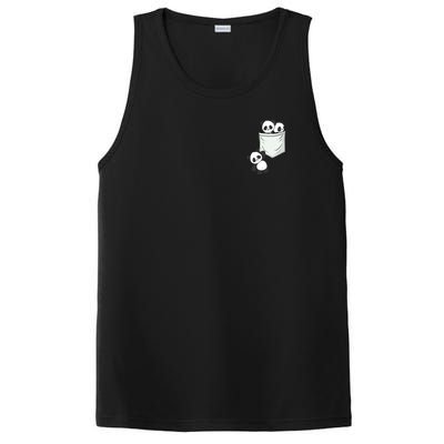 Panda Lovers Cute Kawaii Baby Pandas In Pocket PosiCharge Competitor Tank