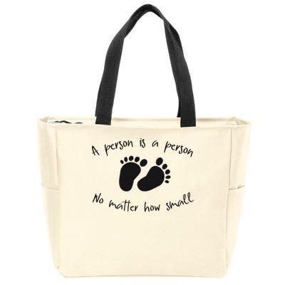 Pro Life Christian For Women Zip Tote Bag