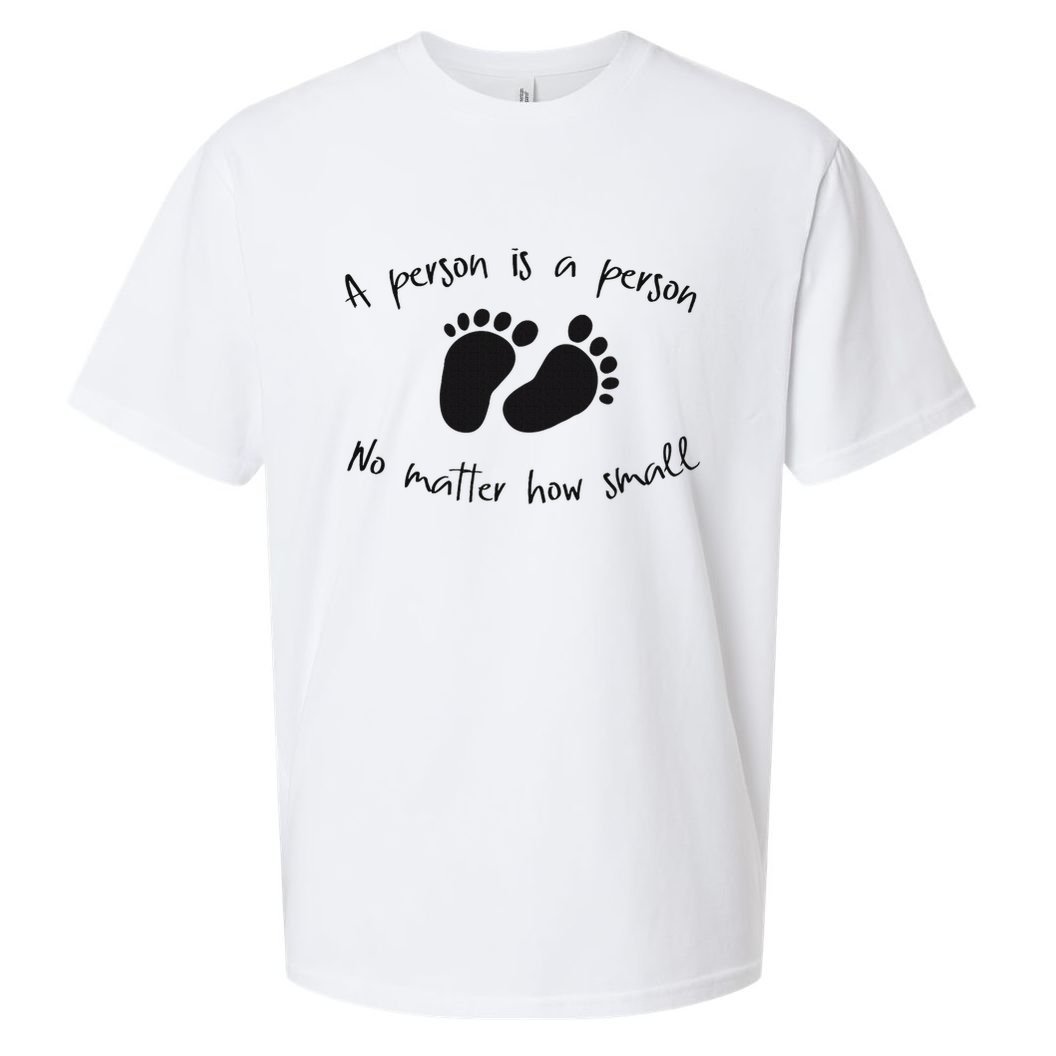 Pro Life Christian For Women Sueded Cloud Jersey T-Shirt