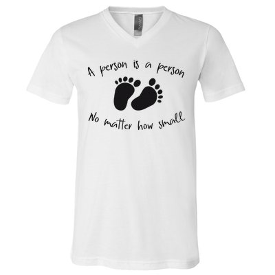 Pro Life Christian For Women V-Neck T-Shirt