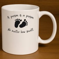 Pro Life Christian For Women 11oz C Handle Ceramic Mug