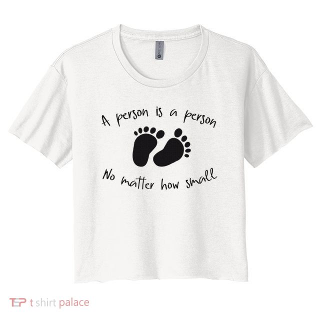 Pro Life Christian For Women Crop Top