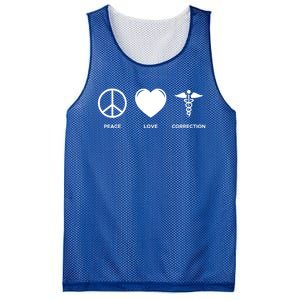 Peace Love Correction Prison Nursing Gift Mesh Reversible Basketball Jersey Tank