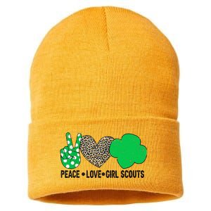 Peace Love Cookie Scout Bakery Cookie Season Sustainable Knit Beanie