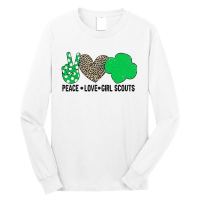 Peace Love Cookie Scout Bakery Cookie Season Long Sleeve Shirt