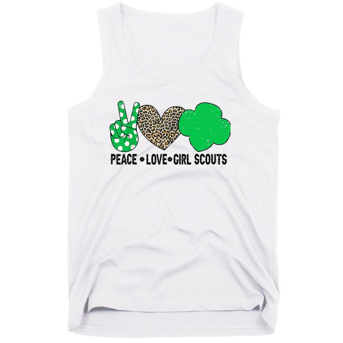 Peace Love Cookie Scout Bakery Cookie Season Tank Top