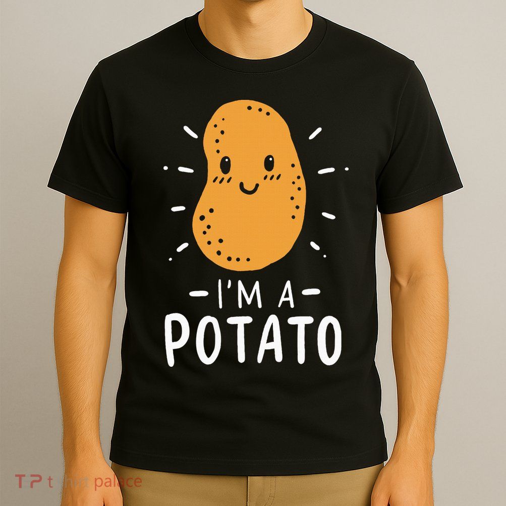 Potato Lazy Costume Halloween Vegan Kawaii T-Shirt
