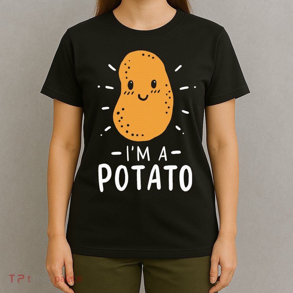 Potato Lazy Costume Halloween Vegan Kawaii T-Shirt