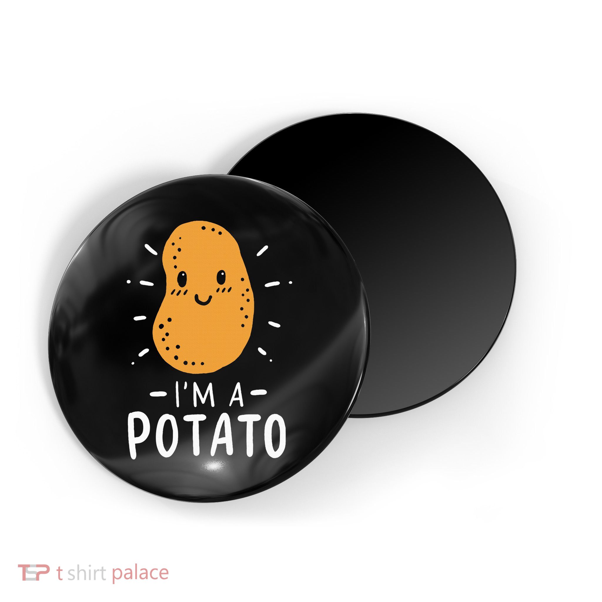 Potato Lazy Costume Halloween Vegan Kawaii Magnet