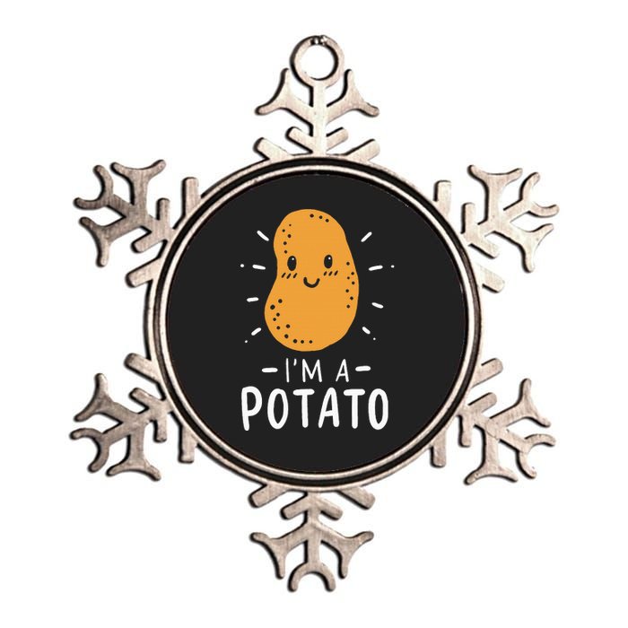 Potato Lazy Costume Halloween Vegan Kawaii Metallic Star Ornament