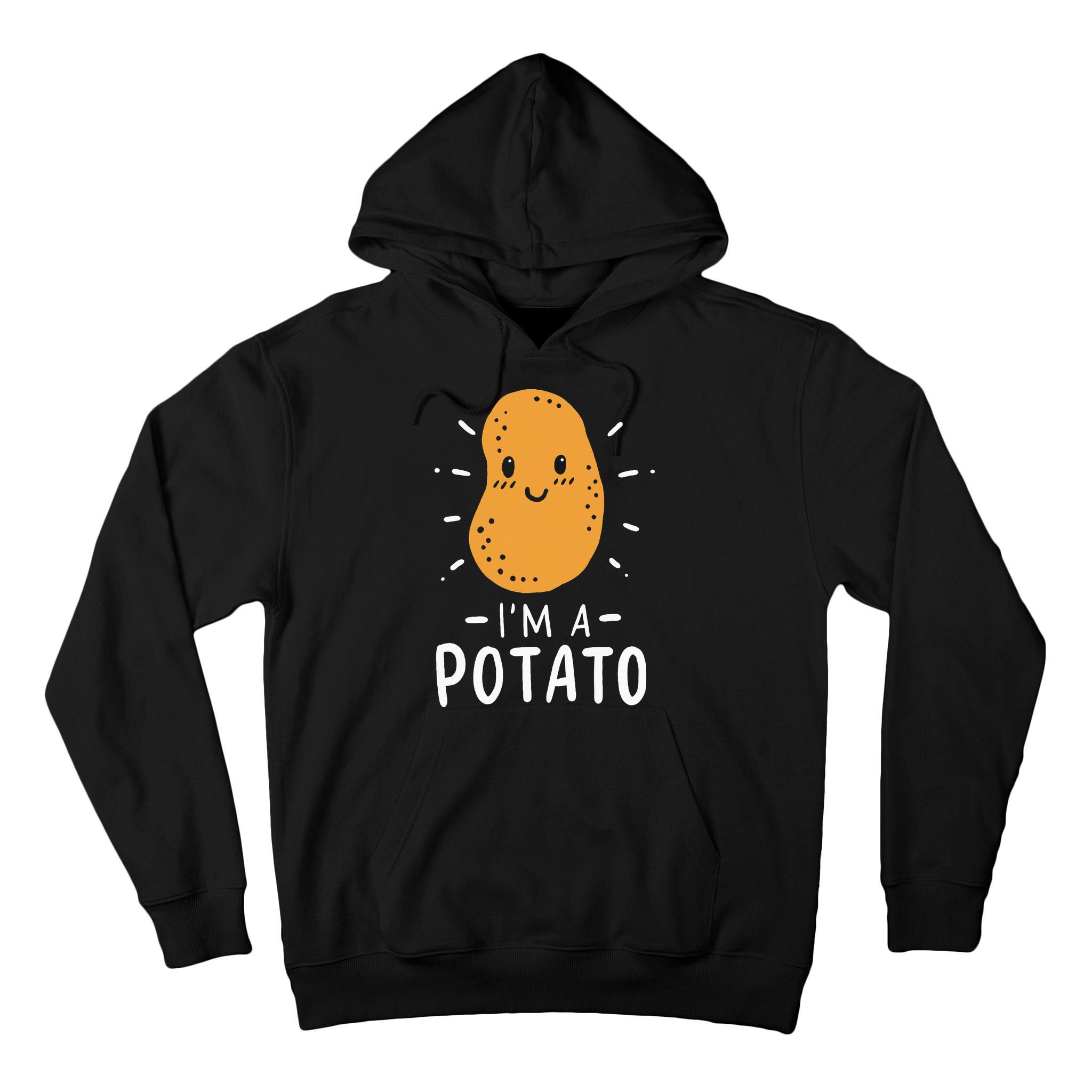 Potato Lazy Costume Halloween Vegan Kawaii Tall Hoodie