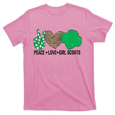 Peace Love Cookie Scout For Girls Bakery Cookie Season T-Shirt