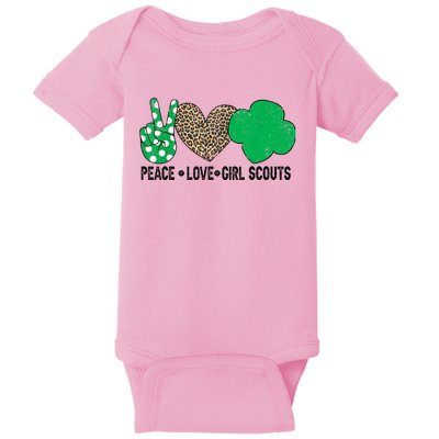 Peace Love Cookie Scout For Girls Bakery Cookie Season Baby Bodysuit