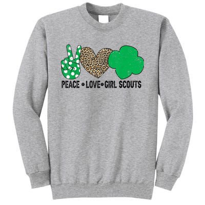 Peace Love Cookie Scout For Girls Bakery Cookie Season Tall Sweatshirt