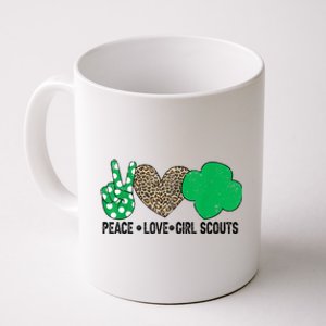 Peace Love Cookie Scout For Girls Bakery Cookie Season Coffee Mug