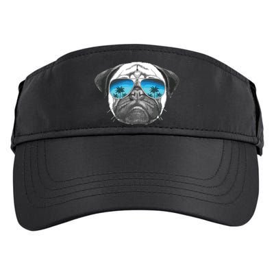 Pug Lover Cute Pug Funny Pug Owner Pug Adult Drive Performance Visor