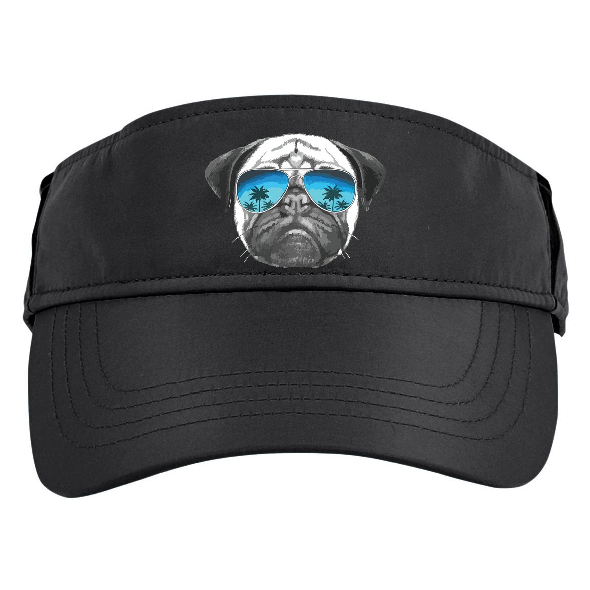 Pug Lover Cute Pug Funny Pug Owner Pug Adult Drive Performance Visor