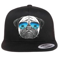 Pug Lover Cute Pug Funny Pug Owner Pug Flat Bill Trucker Hat