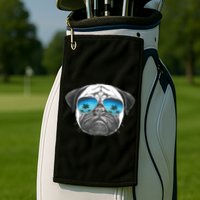 Pug Lover Cute Pug Funny Pug Owner Pug Golf Towel