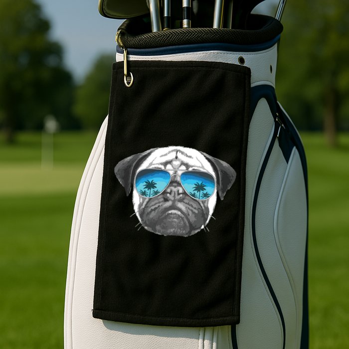 Pug Lover Cute Pug Funny Pug Owner Pug Golf Towel