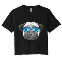 Pug Lover Cute Pug Funny Pug Owner Pug Women's Crop Top Tee