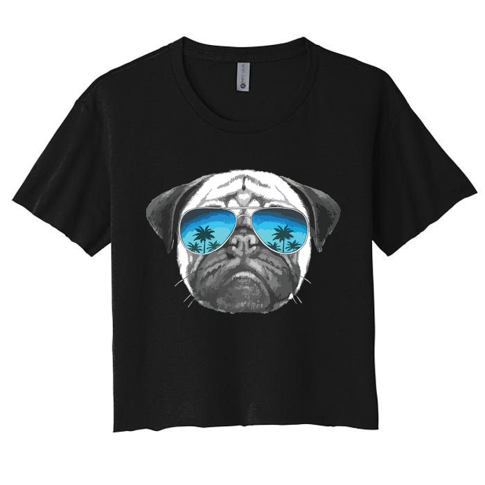 Pug Lover Cute Pug Funny Pug Owner Pug Women's Crop Top Tee