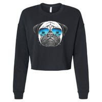 Pug Lover Cute Pug Funny Pug Owner Pug Cropped Pullover Crew