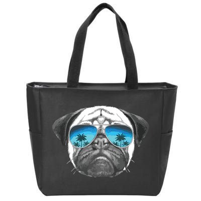 Pug Lover Cute Pug Funny Pug Owner Pug Zip Tote Bag