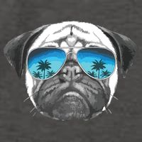 Pug Lover Cute Pug Funny Pug Owner Pug Vector Backpack