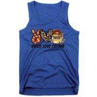 Peace Love Casino Slot Machine Win Money Lucky Meaningful Gift Tank Top