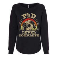 Phd Level Complete Phd Graduate Ph.d. Graduation Doctorate Womens California Wash Sweatshirt