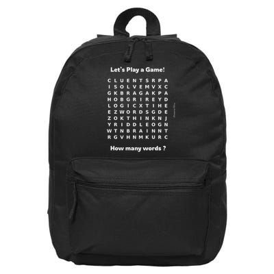 Puzzle Lovers - Conversation Starter - Word Fun and Games 16 in Basic Backpack