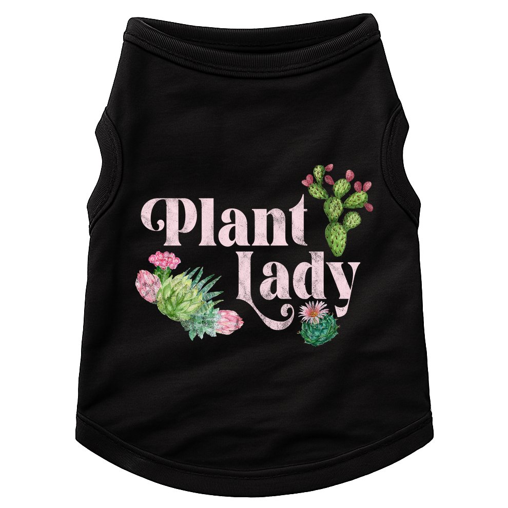 Plant Lady Cute Floral Doggie Tank