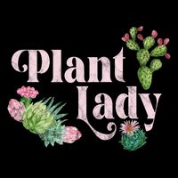 Plant Lady Cute Floral V-Neck T-Shirt