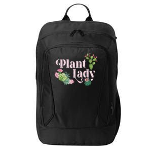 Plant Lady Cute Floral City Backpack