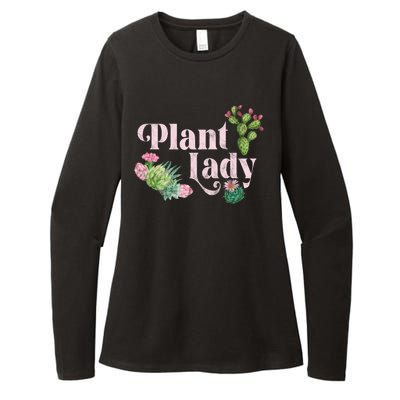 Plant Lady Cute Floral Womens CVC Long Sleeve Shirt