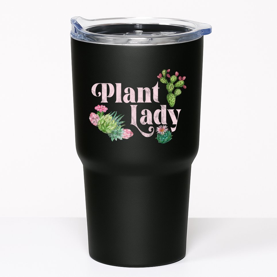 Plant Lady Cute Floral Tumbler