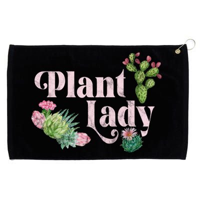 Plant Lady Cute Floral Grommeted Golf Towel