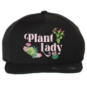 Plant Lady Cute Floral Wool Snapback Cap