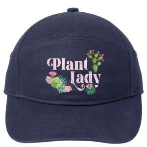 Plant Lady Cute Floral 7-Panel Snapback Hat