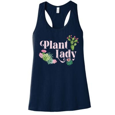 Plant Lady Cute Floral Women's Racerback Tank