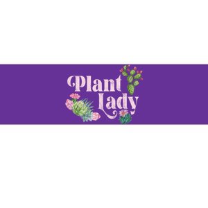 Plant Lady Cute Floral Bumper Sticker