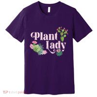 Plant Lady Cute Floral Premium T-Shirt
