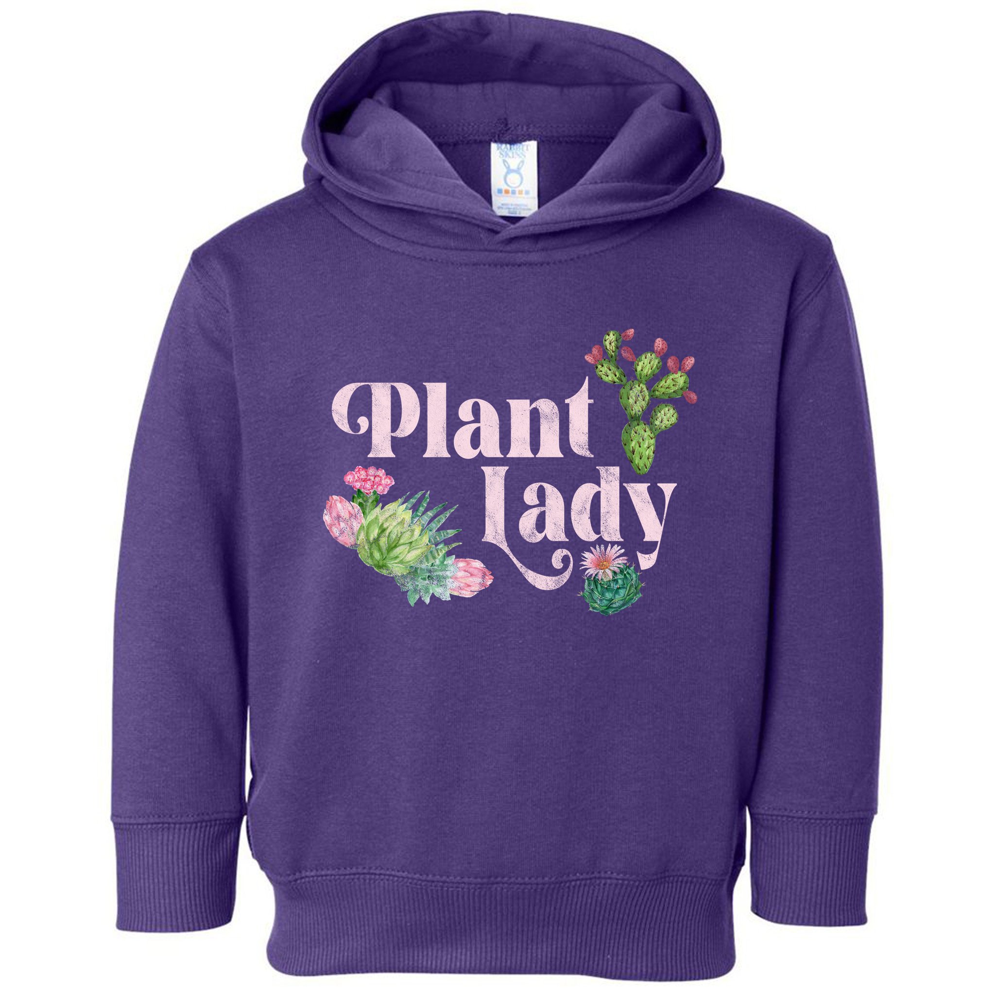 Plant Lady Cute Floral Toddler Hoodie
